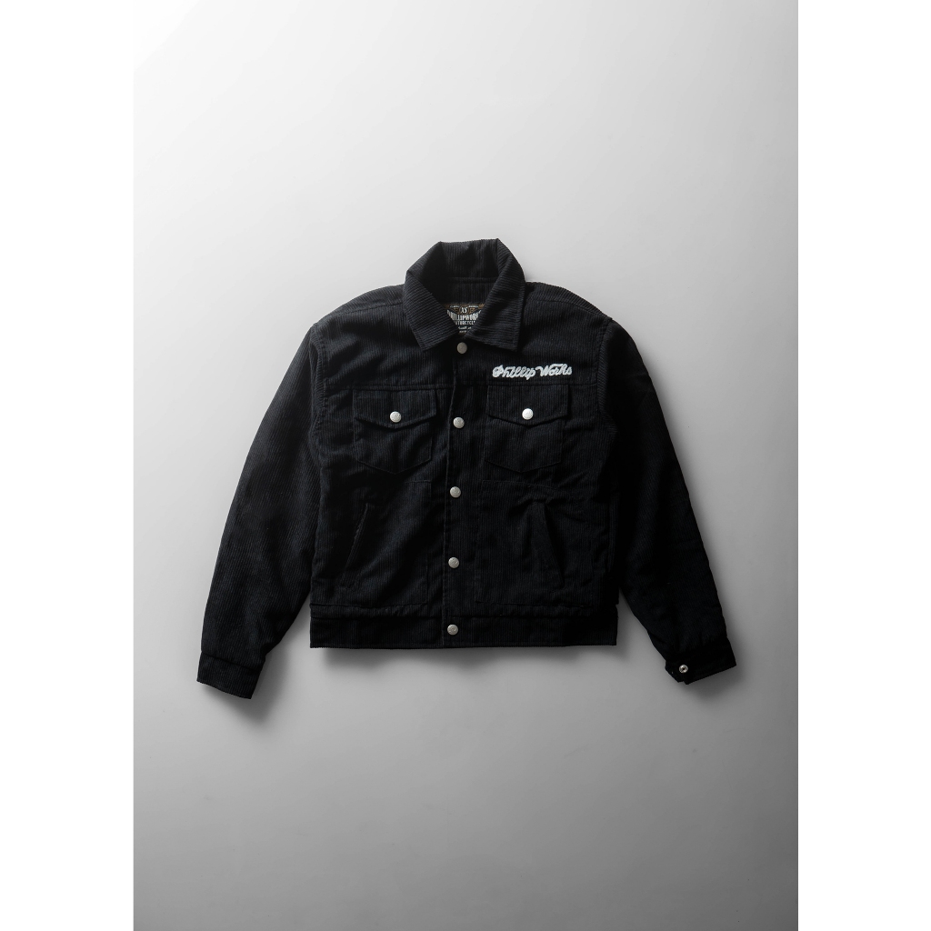 Black Cord Jacket Phillip Works