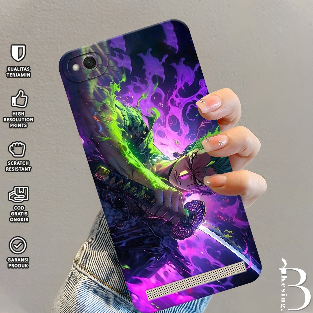 Case Hp For Redmi 5A [ BR - ZORO ] - Kondom Hp Xioami Redmi 5A - Softcase Procamera - Cassing Hp Wan