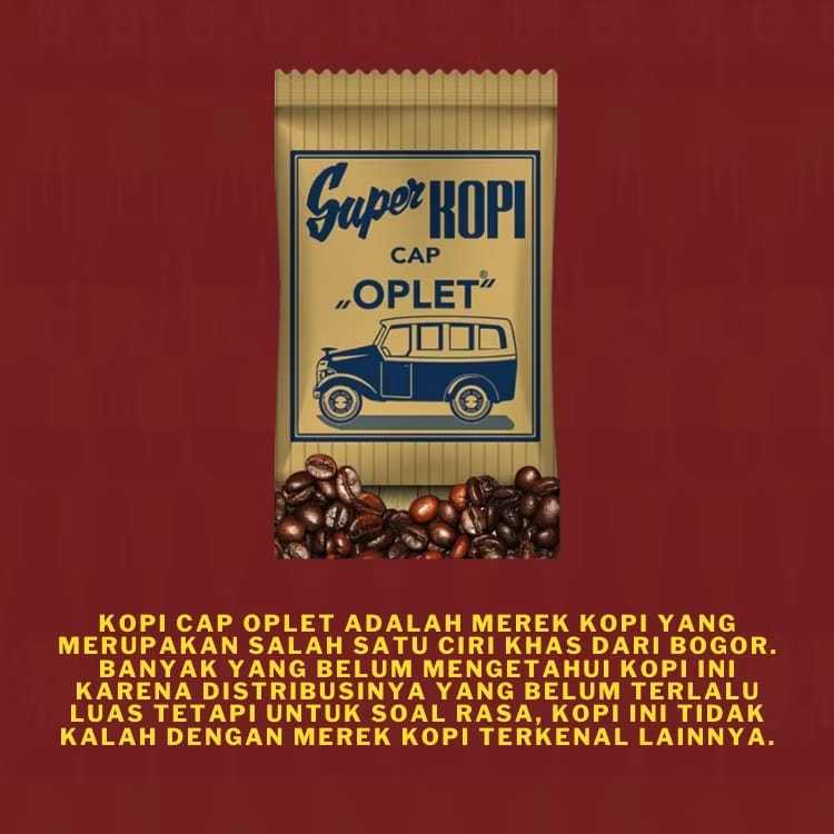 kopi cap oplet tanpa gula kopi khas bogor