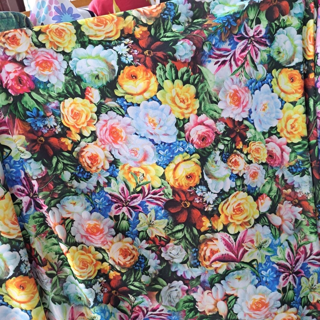 kain despo premium - kain despo motif digital - kain despo motif bunga - kain despo [cp04]