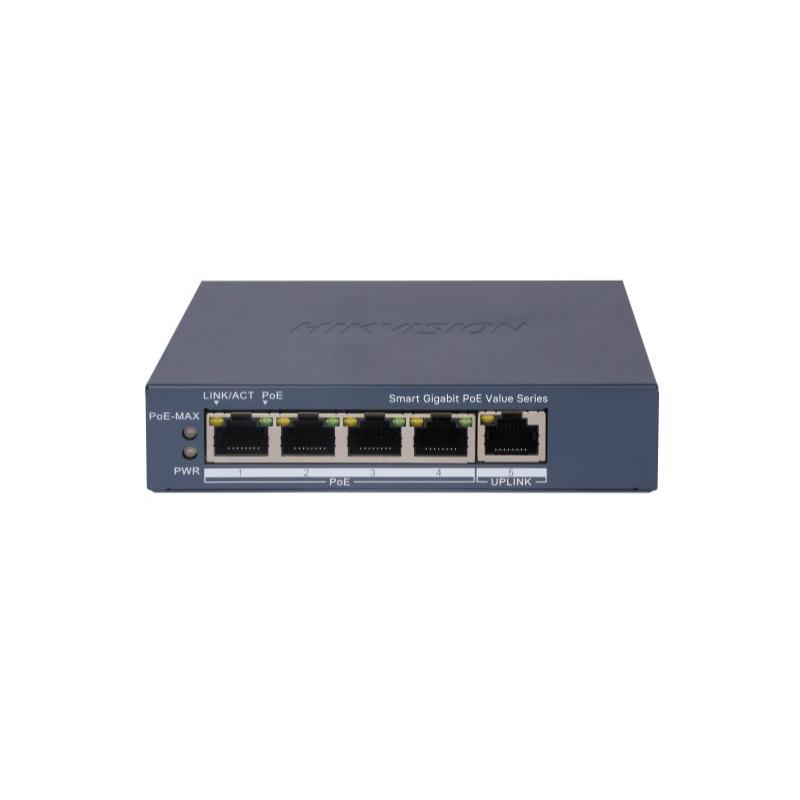 HIKVISION DS-3E1505P-EI/M 4 Port Gigabit Smart POE Switch