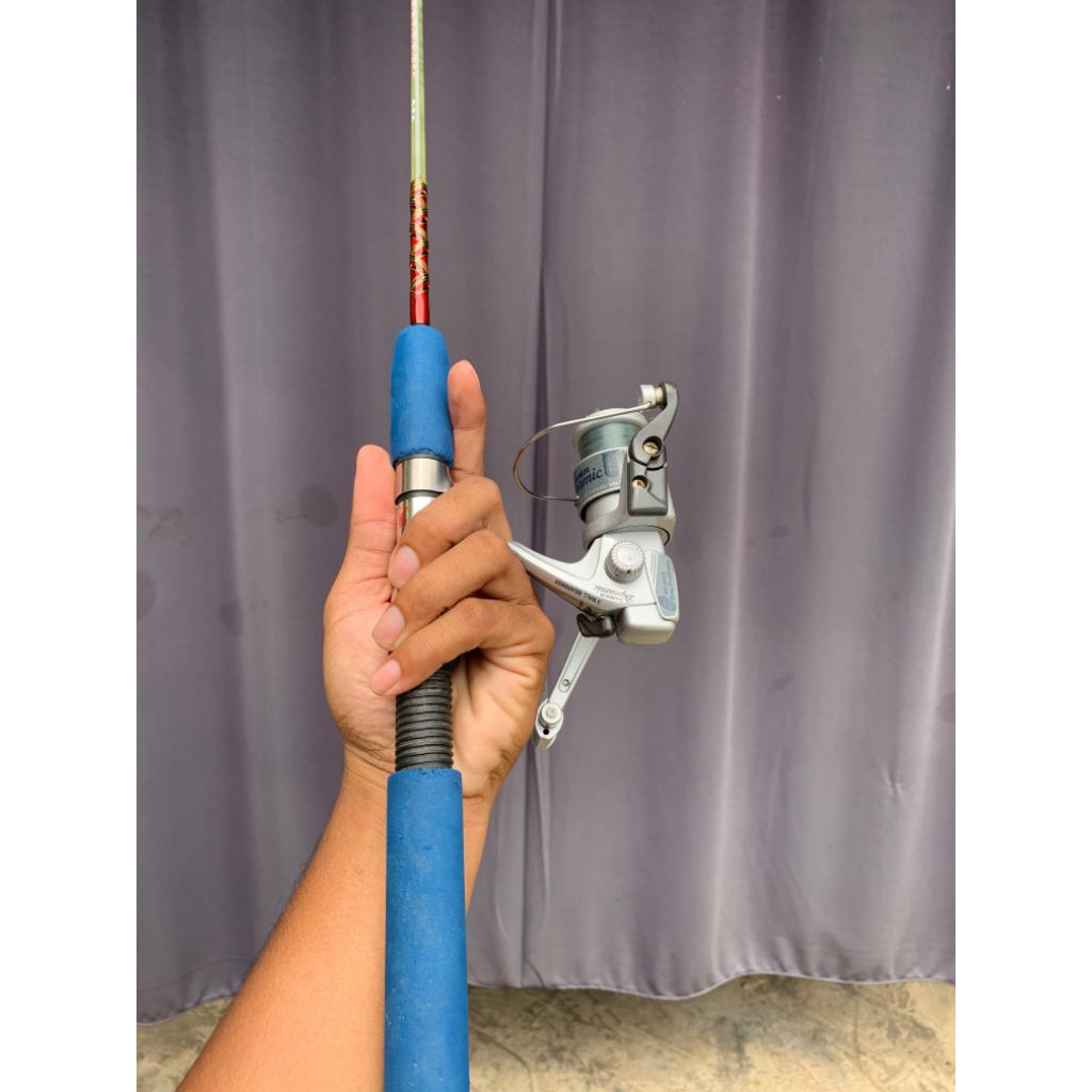 pancingan extotic joran dan reel like new normal