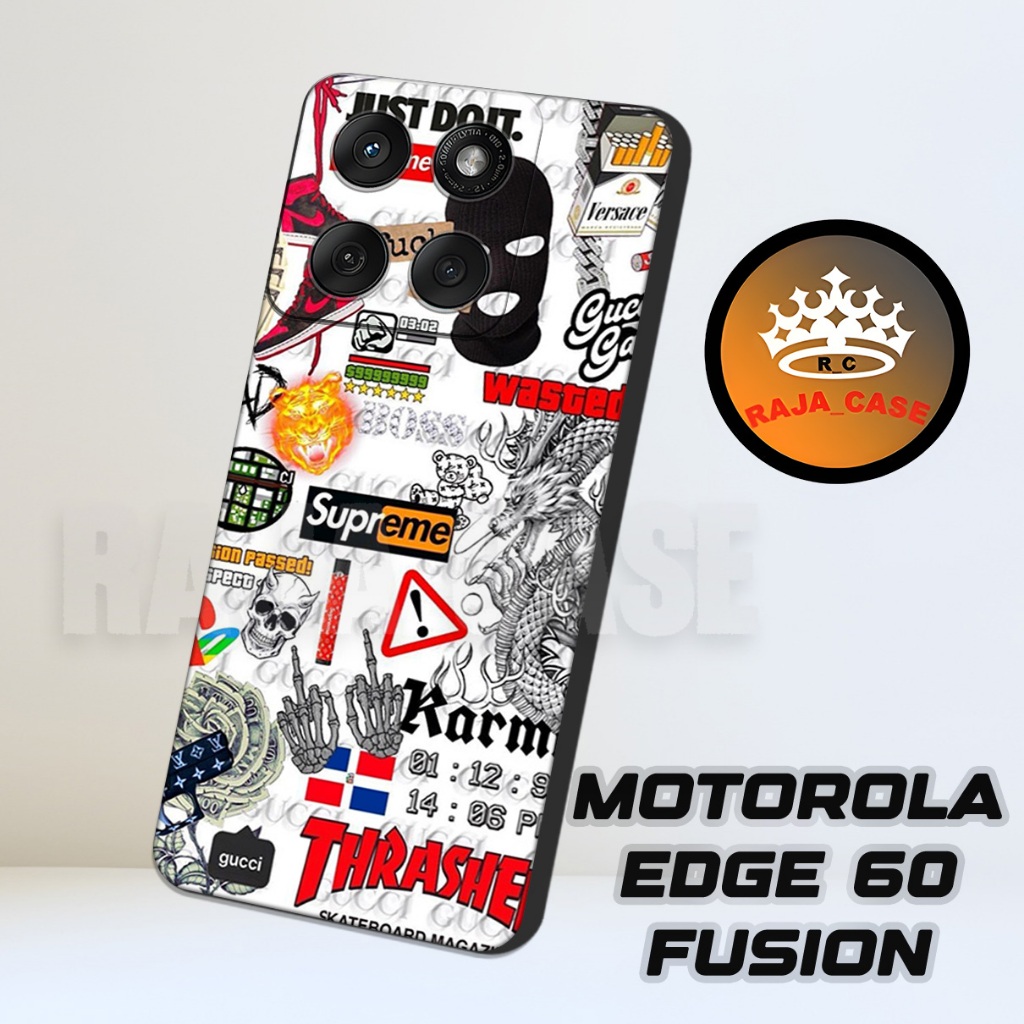 Rc12/Softase karet MOTOROLA EDGE 60 FUSION - Motif Abstrak - Case Hp MOTOROLA EDGE 60 FUSION - Casin
