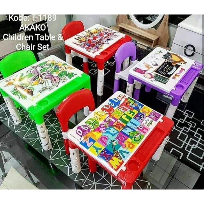 Akako - kino set print (meja + kursi)