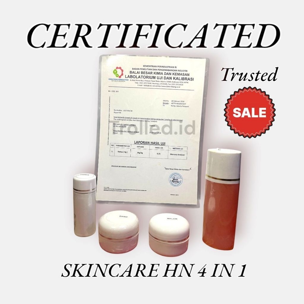 Paket Glowing Skincare HN Original 15GR - Mencerahkan & Anti Flek Hitam