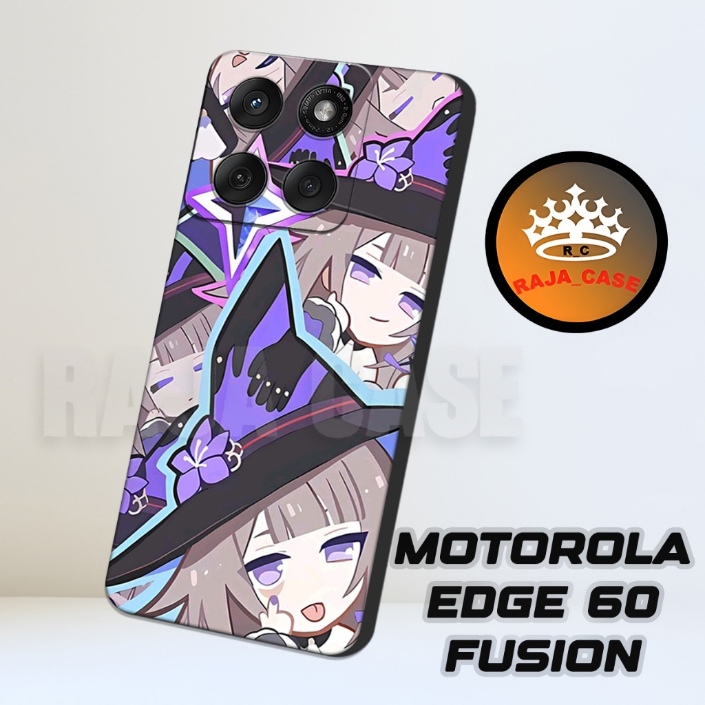 Rc47/Softase karet MOTOROLA EDGE 60 FUSION - Motif Cewe - Case Hp MOTOROLA EDGE 60 FUSION - Casing M