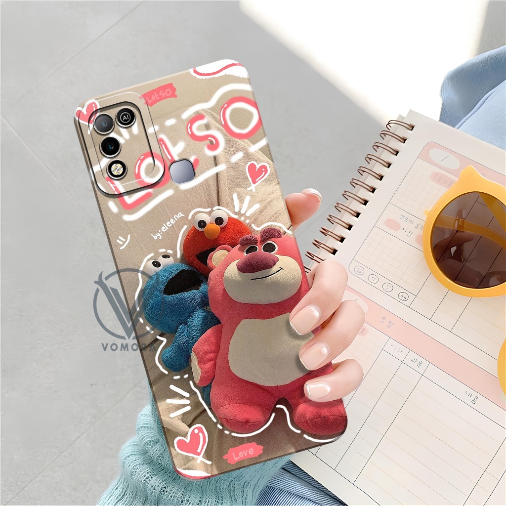 VOMORA Case INFINIX HOT 10 PLAY / 11 PLAY Terbaru - Case Kartun - Softcase INFINIX HOT 10 PLAY / 11 