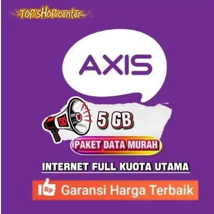 PAKET DATA INTERNET AXIS 5 GB FULL KUOTA UTAMA