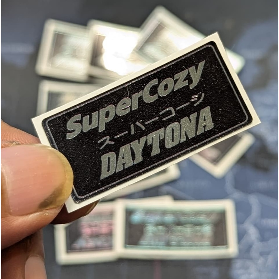 Sticker Shock SuperCozy Daytona Shockbreaker Stiker Printcut Premium