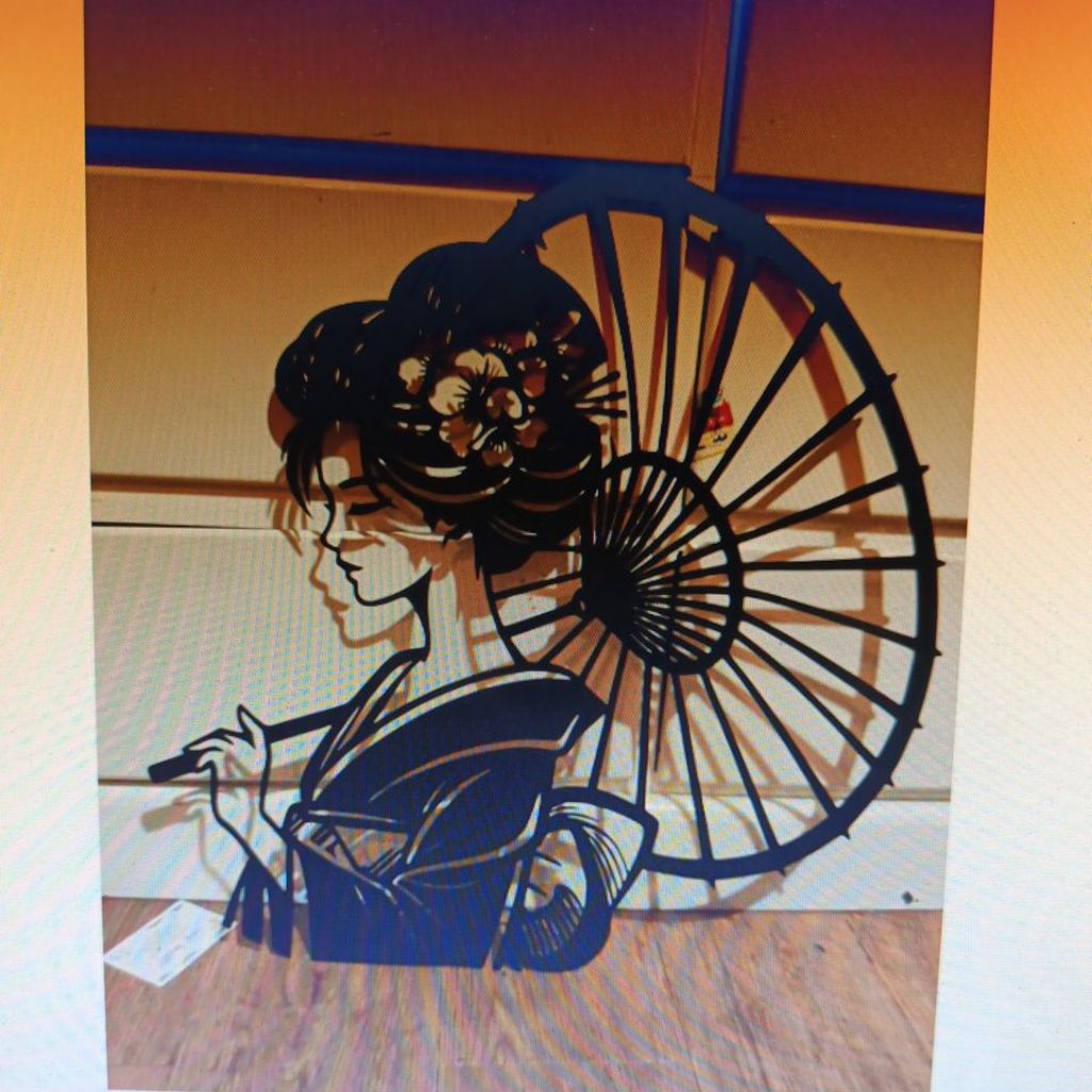 Pajangan Kekinan / Pajangan Ruang Tamu / Pajangan Geisha Jepang