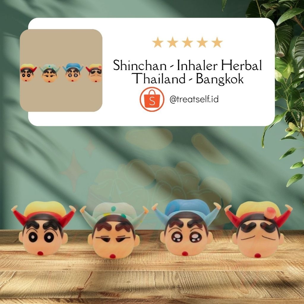 [READY  ] - INHALER SHINCHAN THAILAND - HERBAL MEDICATED BALM AROMATHERAPY - ORIGINAL [100%]