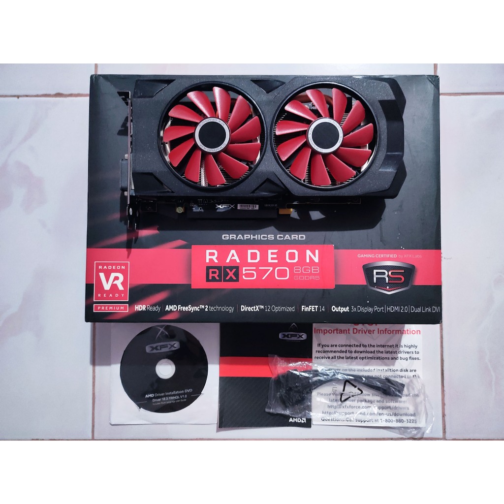 XFX AMD Radeon™ RX 570 RS 8GB XXX Edition