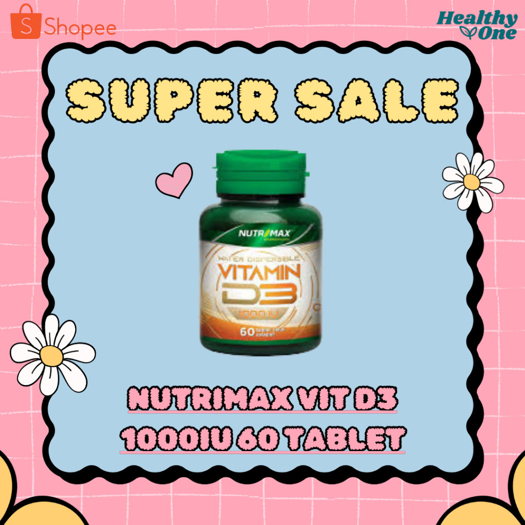 NUTRIMAX VIT D3 1000IU 60 TABLET