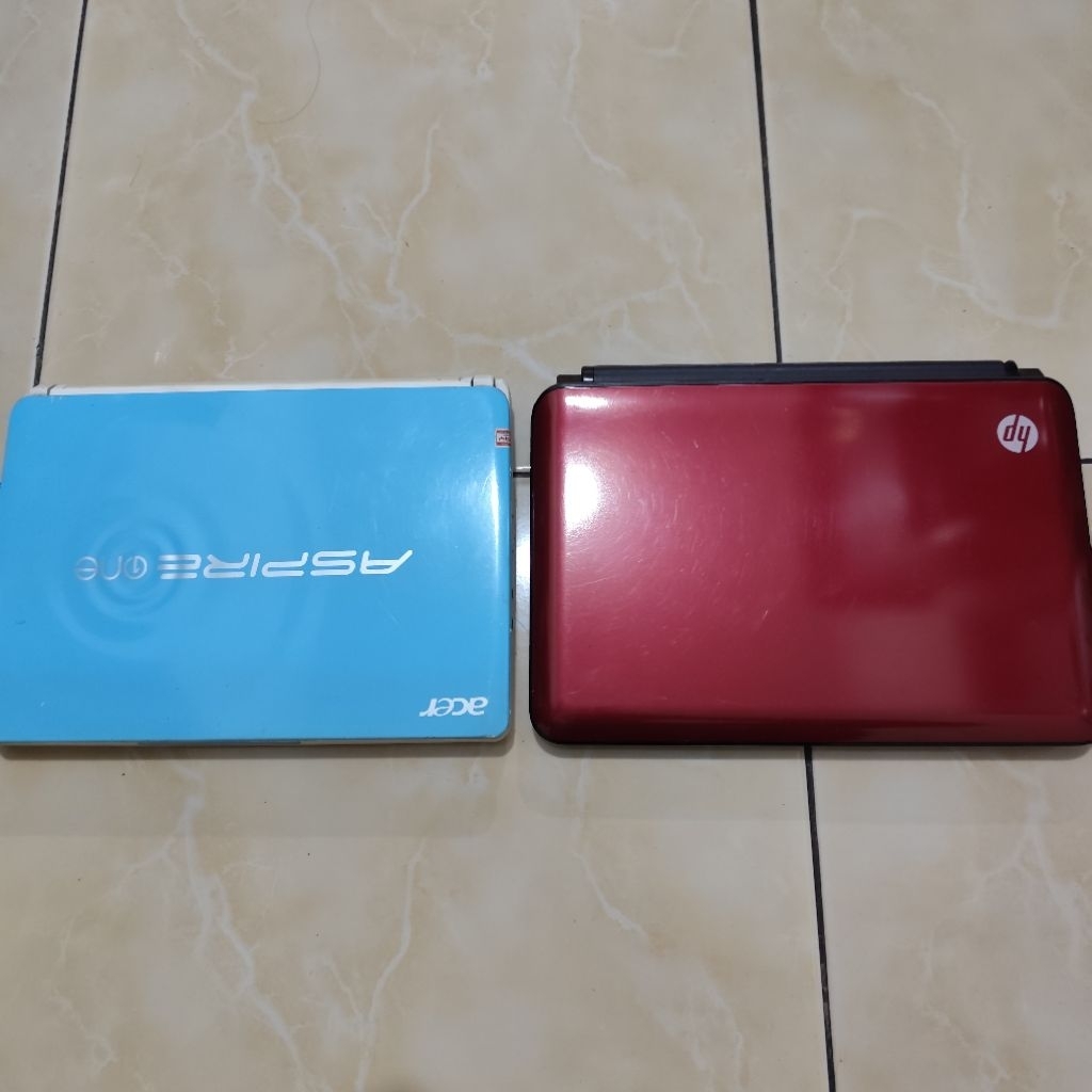 notebook acer aspire one dan hp mini mati total matot bekas second