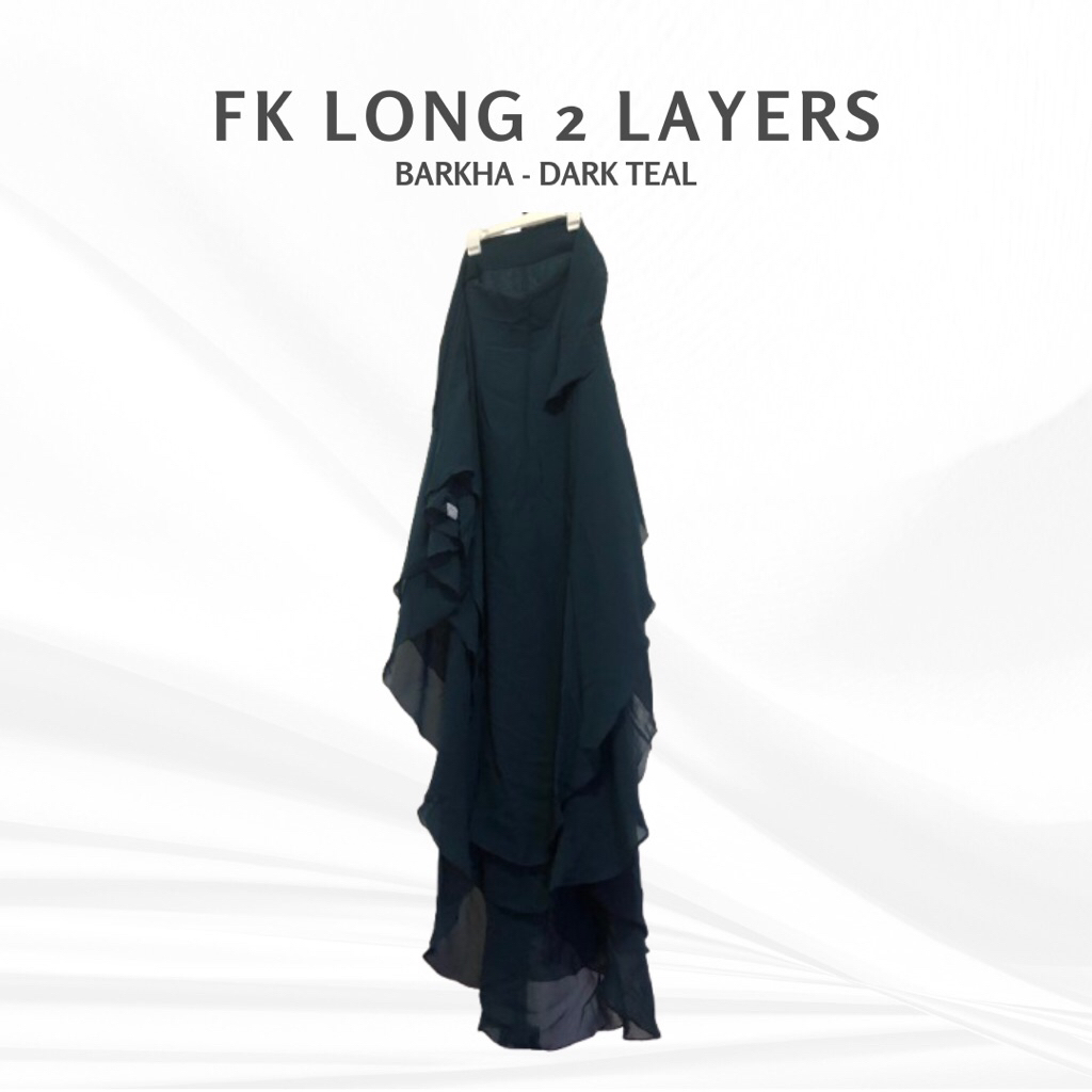 Preloved FK long 2 Layer Barkha