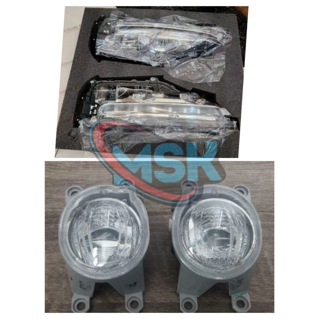 DRL SEIN BODYKIT + FOGLAMP FORTUNER GR 2021-2023