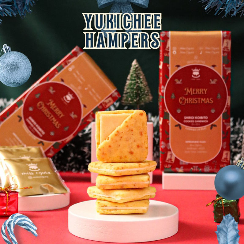 (Ready Stock) YUKICHEE by Miss Ogura Hampers Christmas Natal Shiroi Koibito Cookies Milk Cheese Bisk