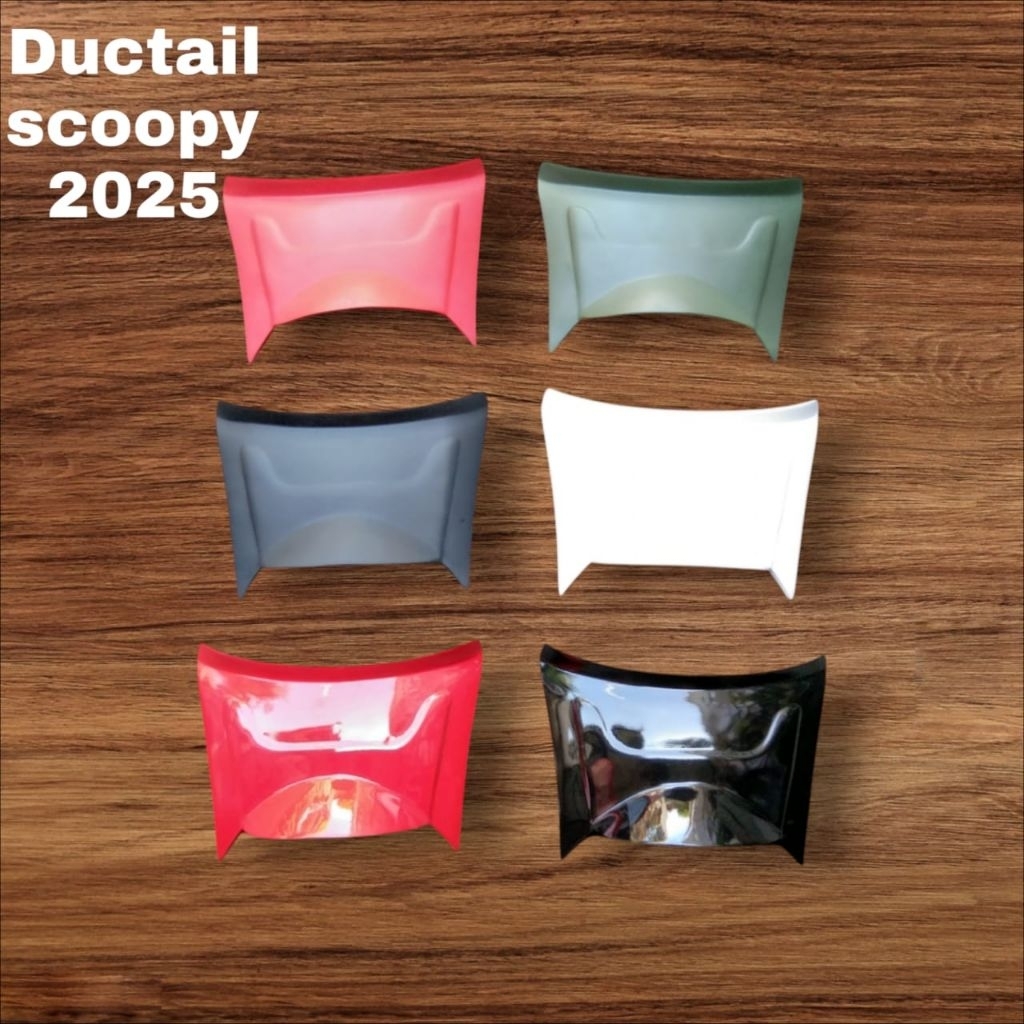 ductail Scoopy 2025 new cover topi lampu belakang Honda Scoopy 2025 variasi lampu stoplamp Honda Sco