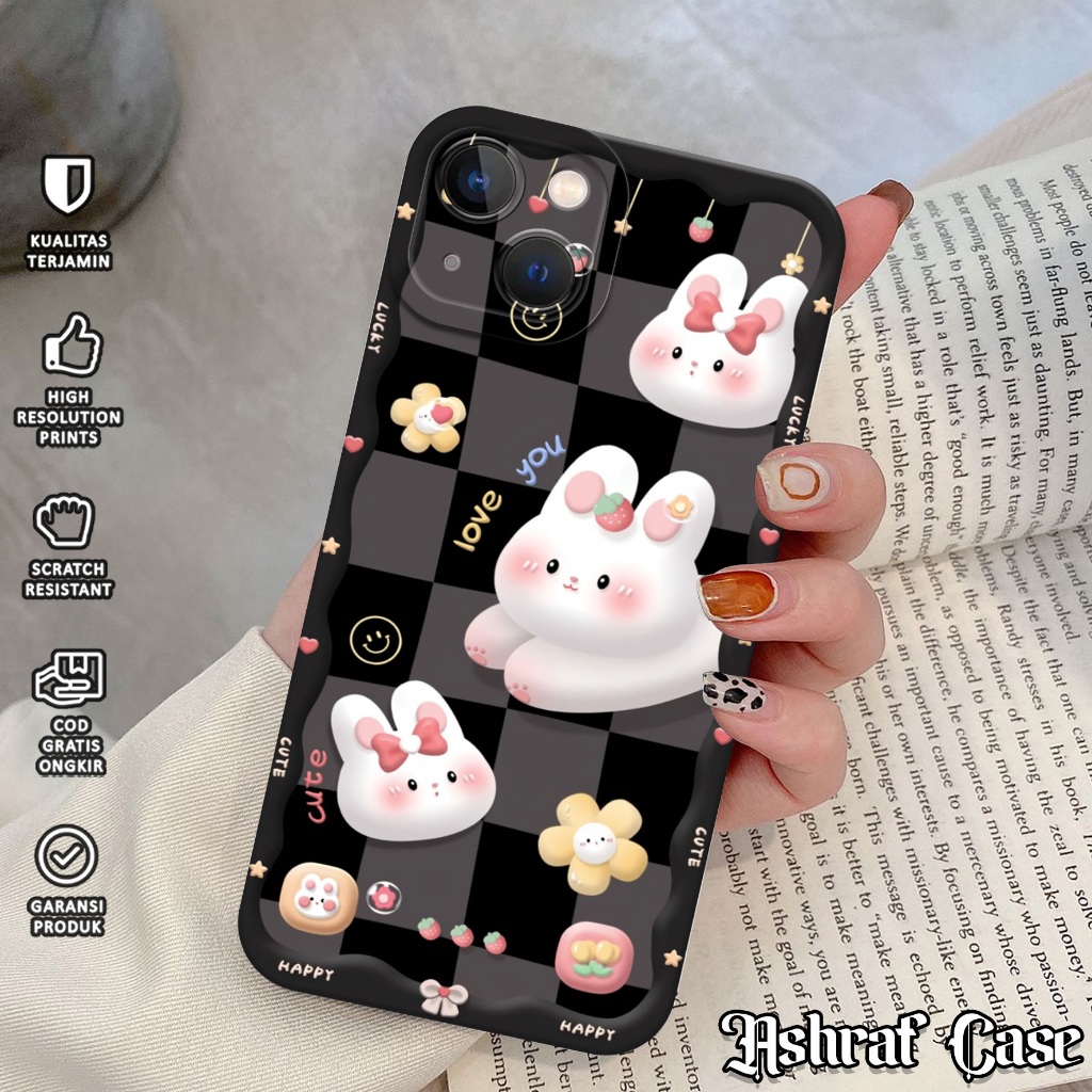 Case For Iphone 13  - Softcase Hp Iphone 13 [ BR - PNK ] - Silicon Cassing Hp Wanita / Pria - Kesing