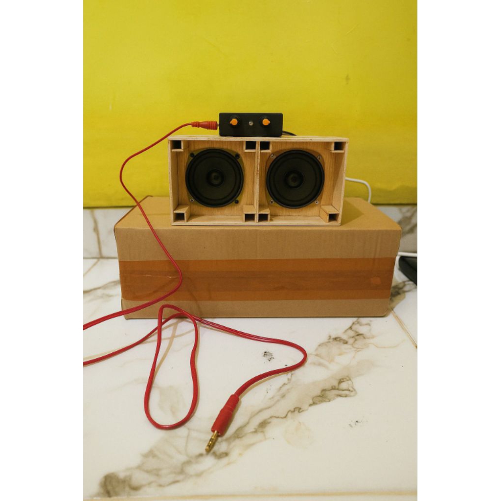 PAKET MINIATUR SOUND SISTEM HOREG FULL BASS KONEKSI KABEL