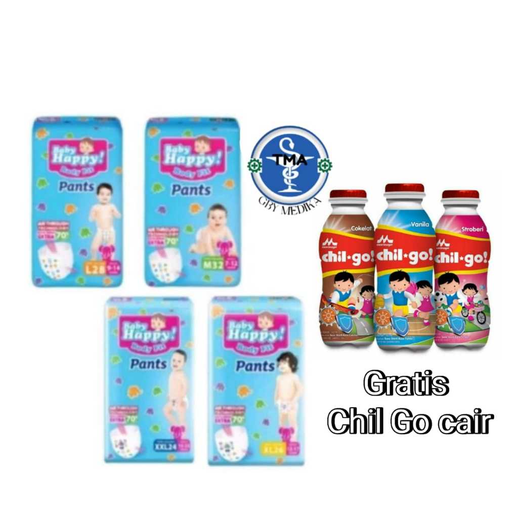 Baby Happy Pants S38 M20 M32 L28 XL26 XXL24 S56 M48 L42 XL38 XXL34