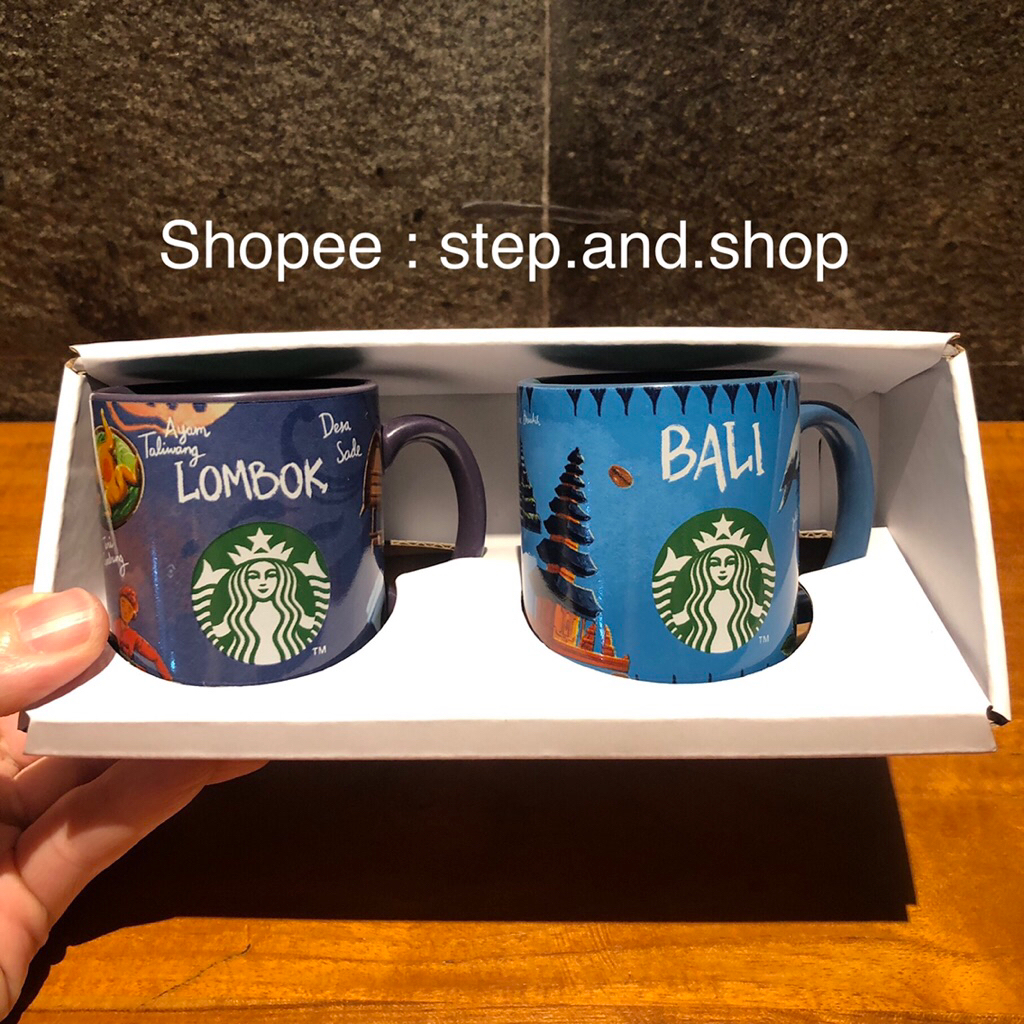 Starbucks Mug Demitasse Mini - City Edition - Lombok dan Bali - Limited Edition