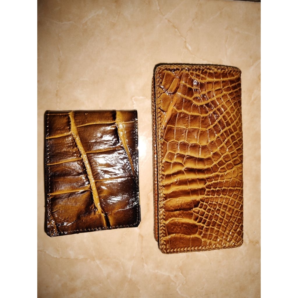 DOMPET KULIT ASLI BUAYA MERAUKE DAPAT 2