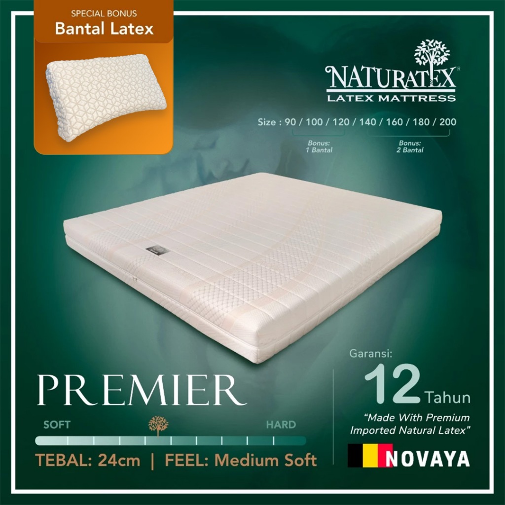 Naturatex Kasur Latex Medium - Premier 24cm