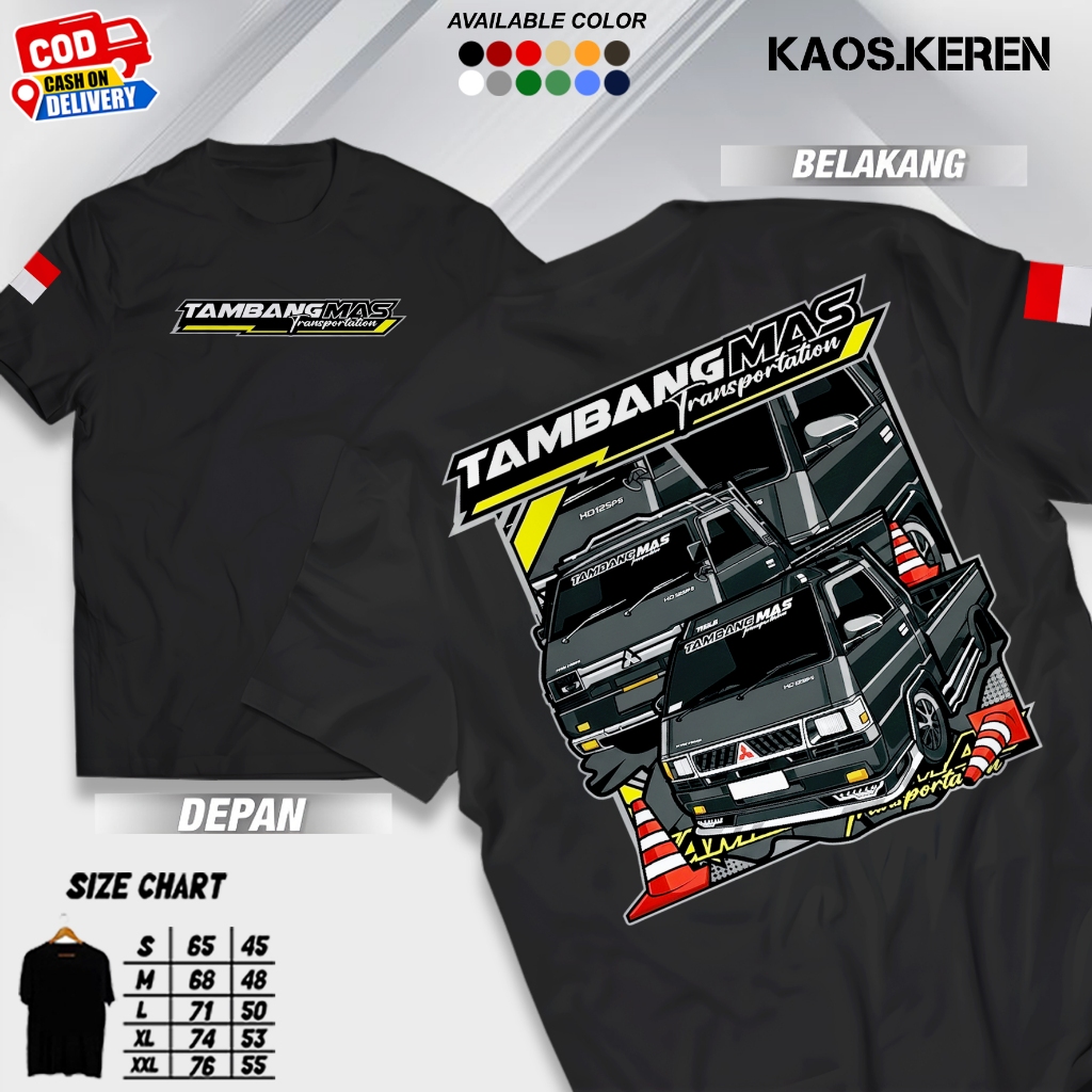 KAOS DISTRO PRIA TAMBANG MAS KAOS KEREN ATASAN SANTAI ADEM PRIA DEWASA