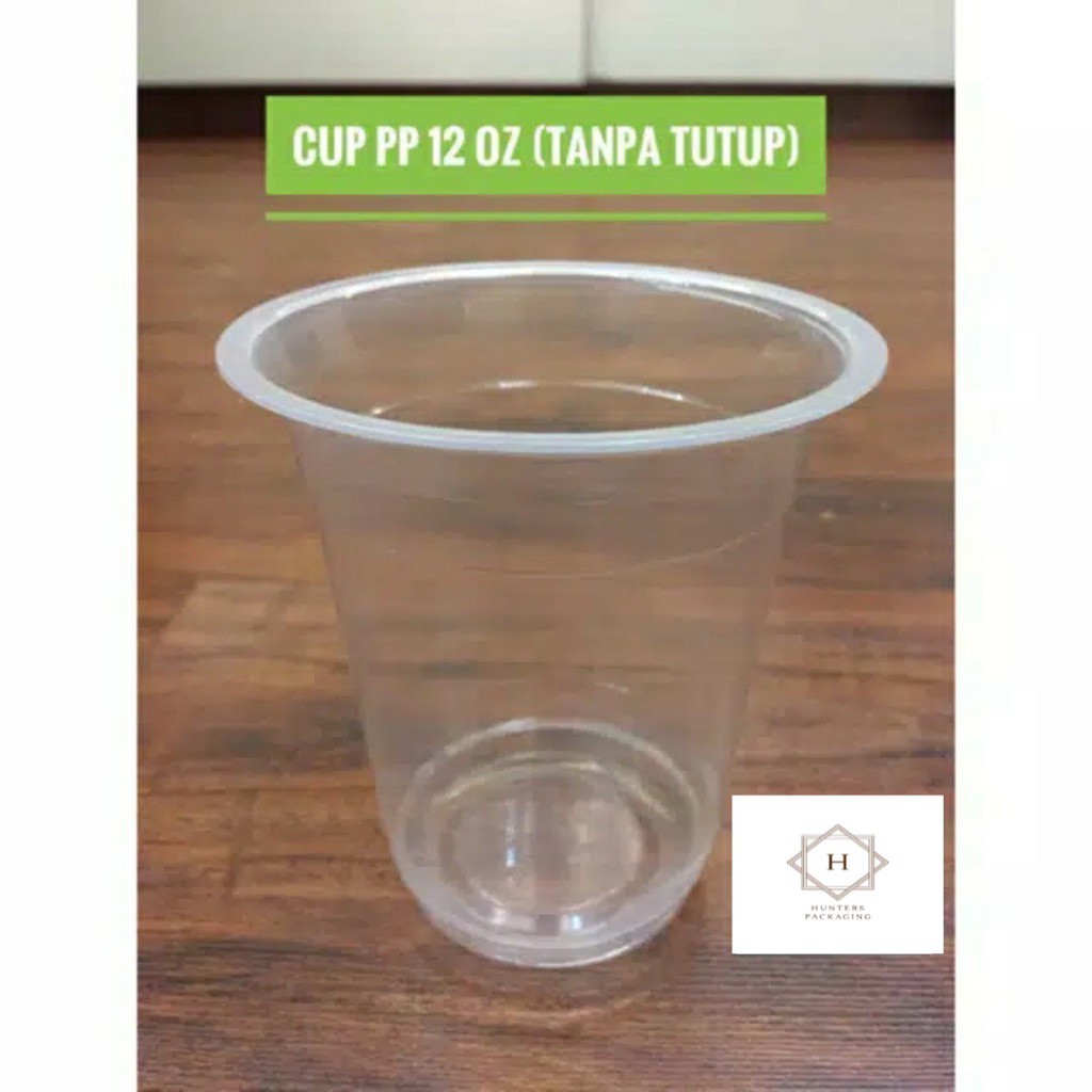 GELAS PLASTIK PP POLYCUP 12OZ / CUP GELAS PLASTIK 12OZ / CUP GELAS PP / GELAS PP / GELAS PLASTIK / G