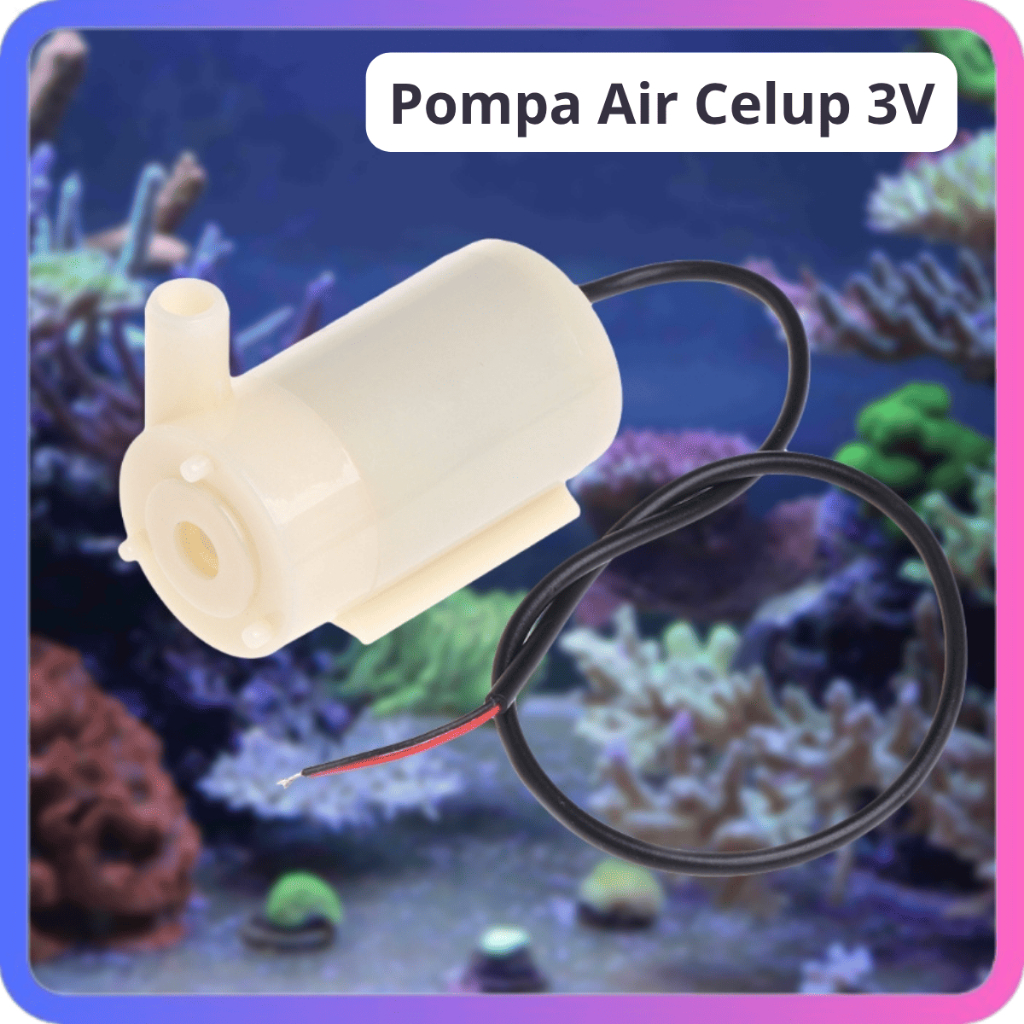 Pompa Air Mini 3V Pompa Air Mini Hisap Water Pump Selang Pengisap Air DC Aquarium Kolam