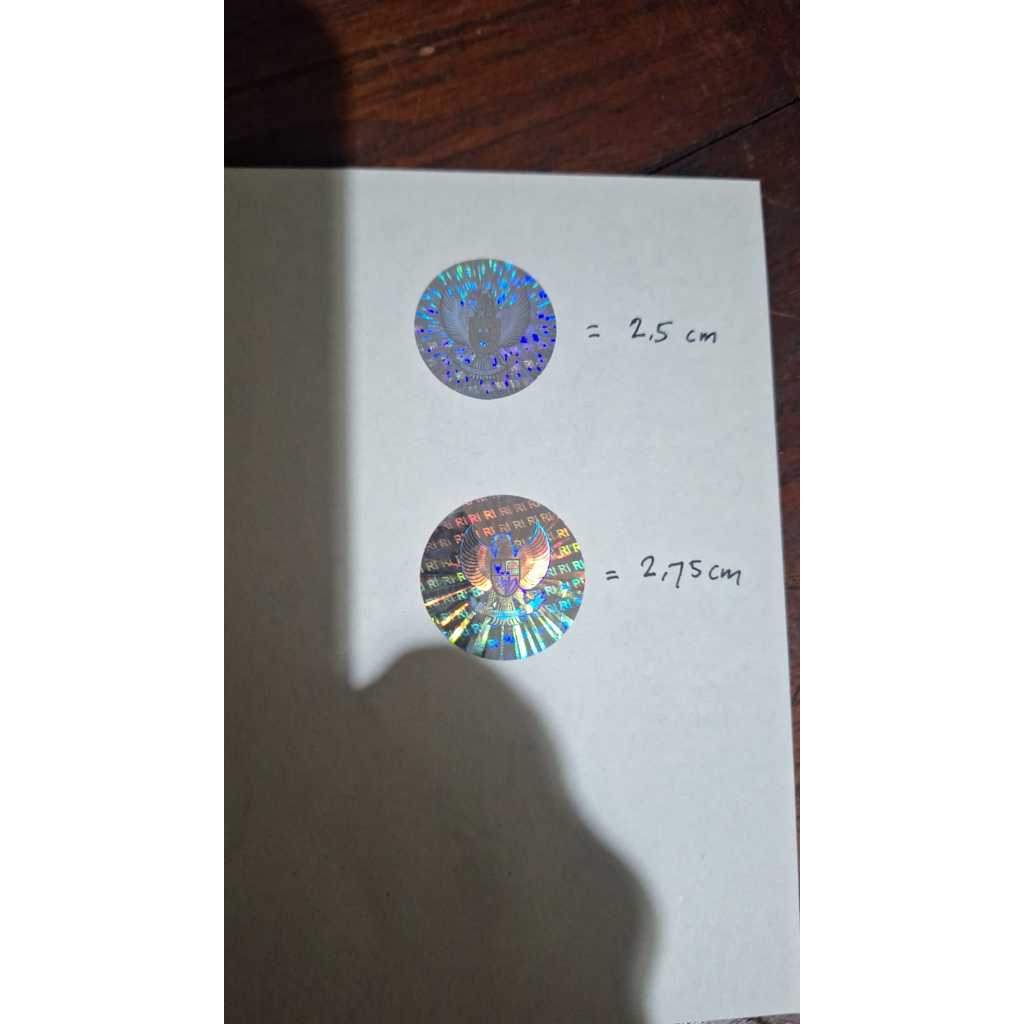 BULAT Hologram GARUDA Hotprint Hotstamp foil TWH