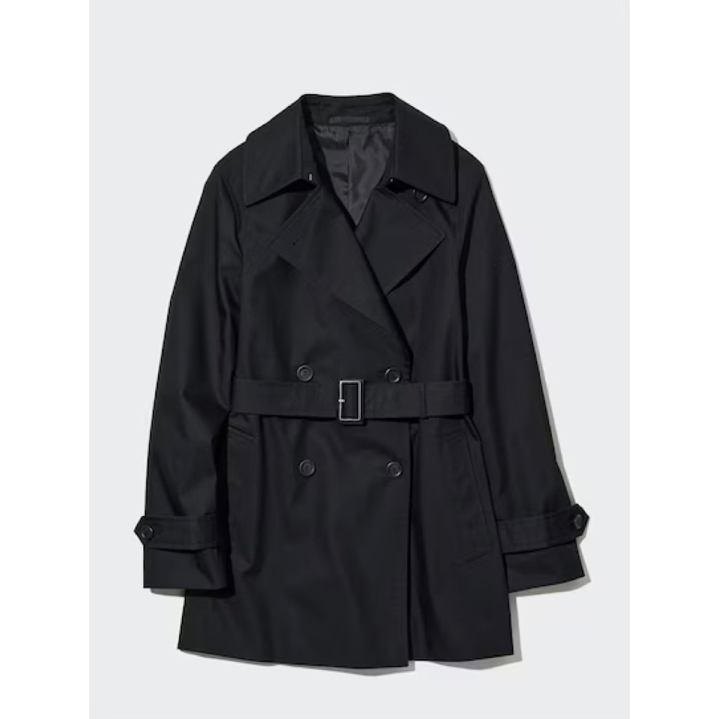 Coat Branded Uniqlo (Doubel furing) / Coat Uniqlo / Uniqlo trench coat