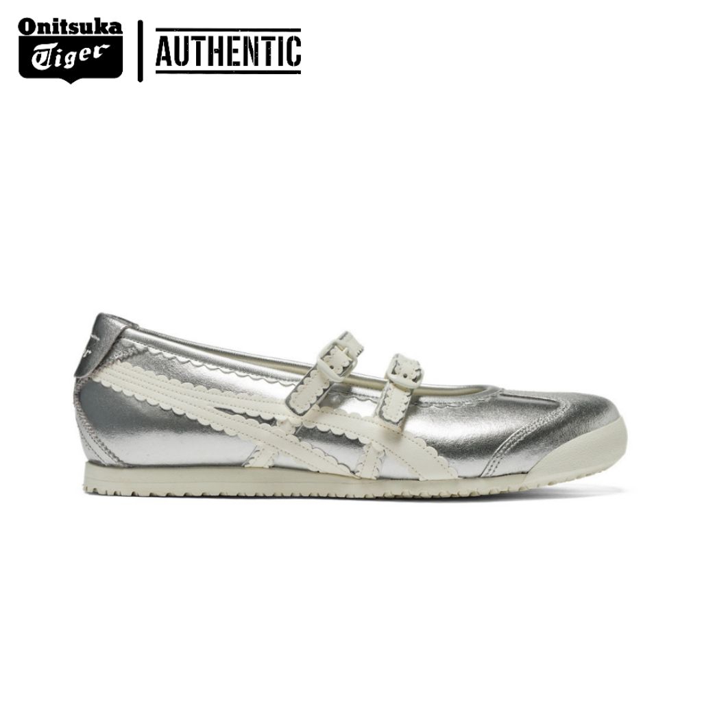 Sepatu Onitsuka TGRS Silver Cream