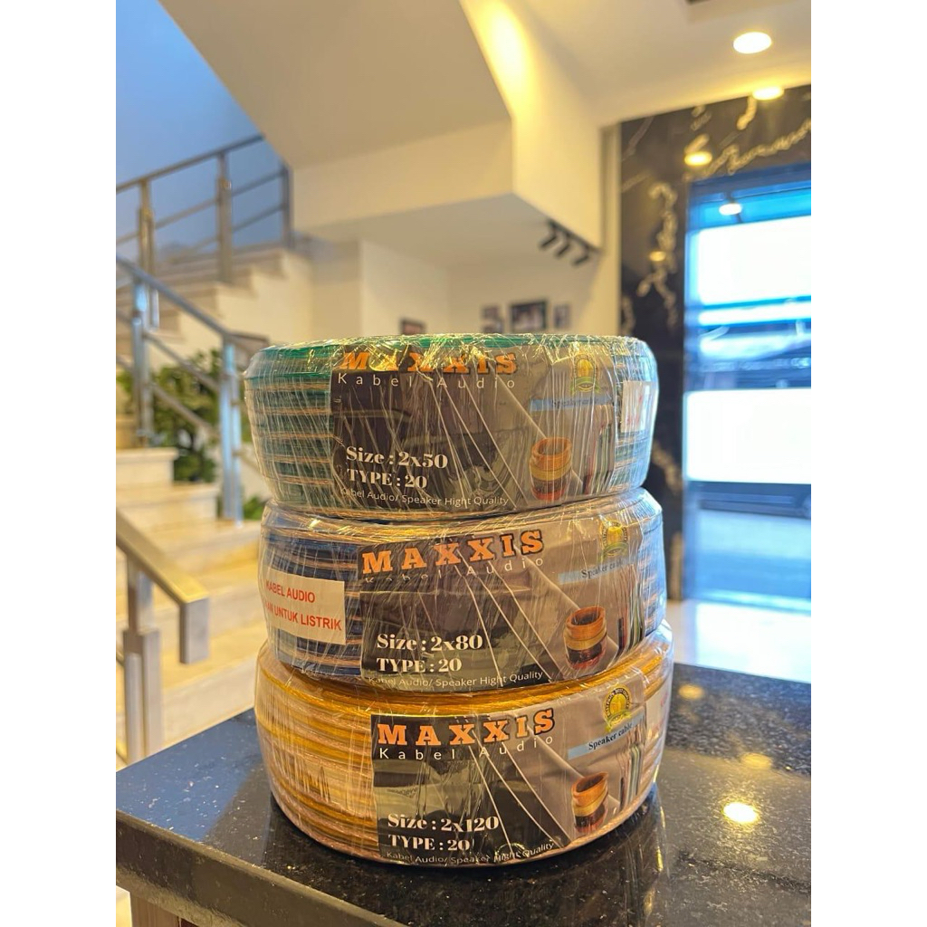 Type 300/300yard (roll besar Kabel transparan maxxis 2x30 2x50 2x80 2x120 300yard