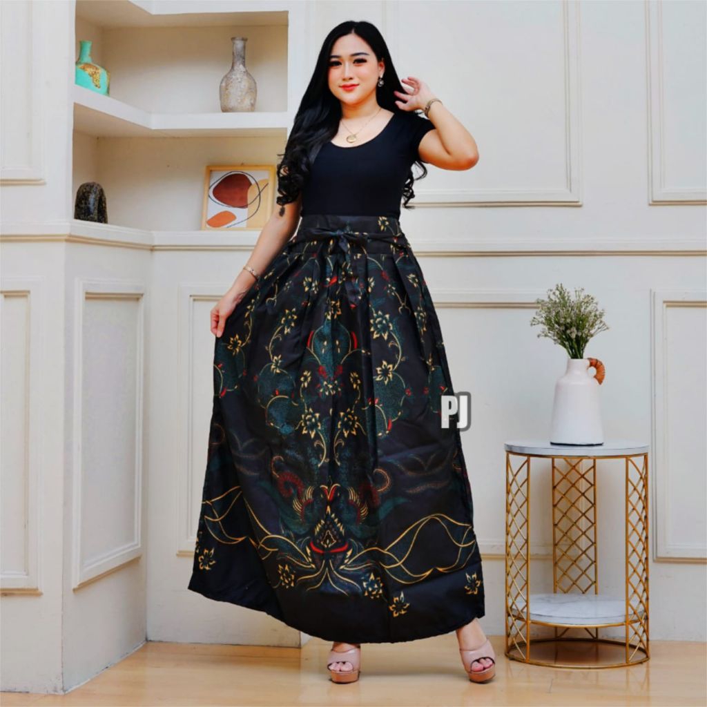 Rok batik mayung best seller motif sultan hitam bawahan wanita terbaru