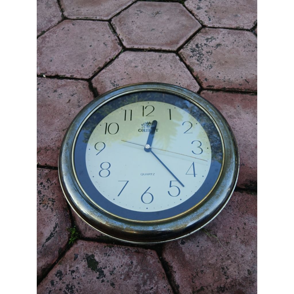 Jam dinding orient dinding 125 jadul antik kuno lawas vintage display normal