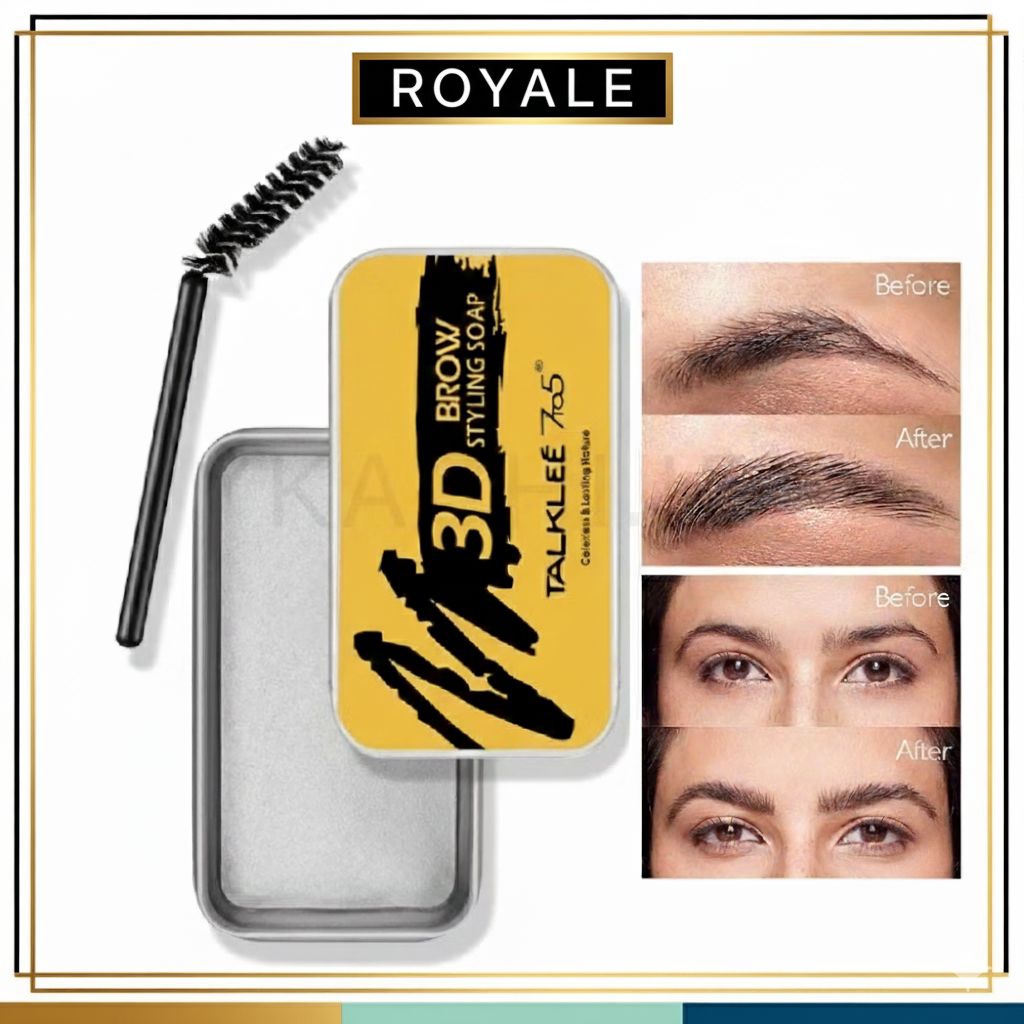 ROYALE - 3D Eyebrow Styling Soap 16gr Kiss Beauty Mascara Maskara Alis Pensil Lasting Eyebrow Gel Po