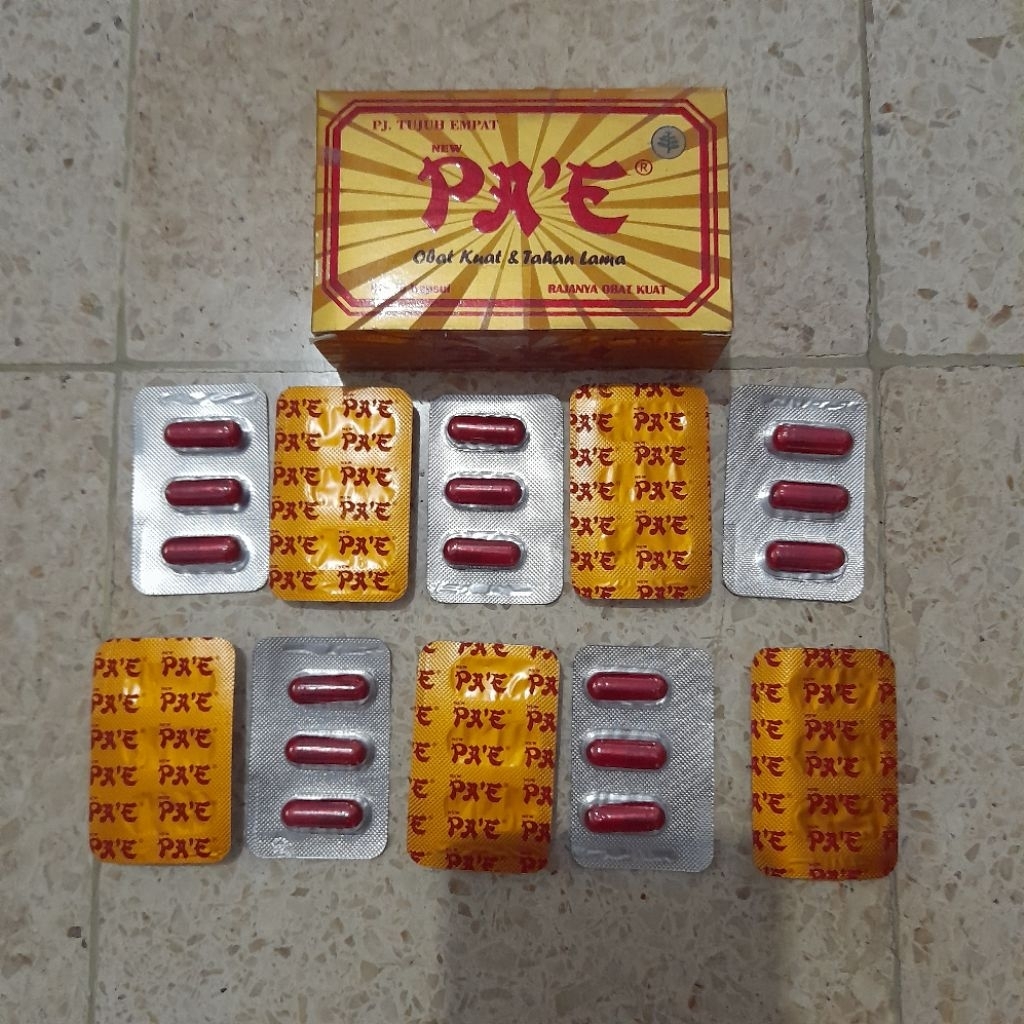 PAE - PA E - PA_E - PAE_PA_E - KAPSUL KUAT STAMINA PRIA TAHAN LAMA