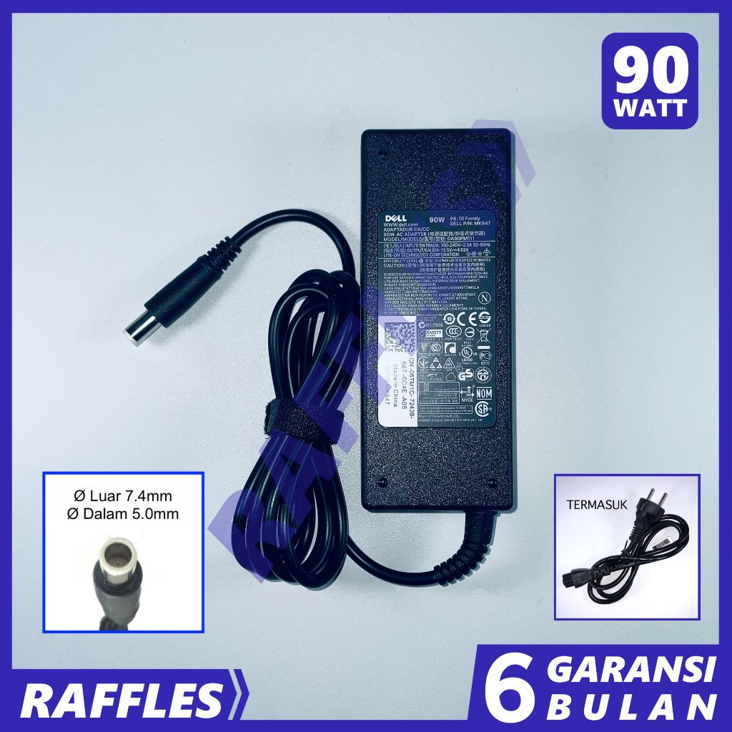 Adaptor Charger Dell Chromebook 11 3120 3180 3189