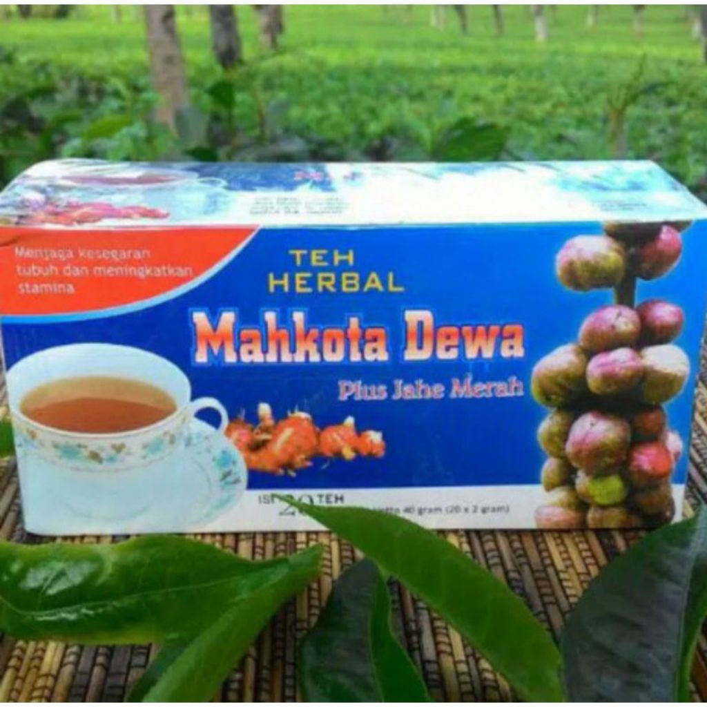 Teh Mahkota Dewa Original Tazakka //HERBAL OBAT KANKER, HIPERTENSI, ASAM URAT// Teh celup isi 20 kan