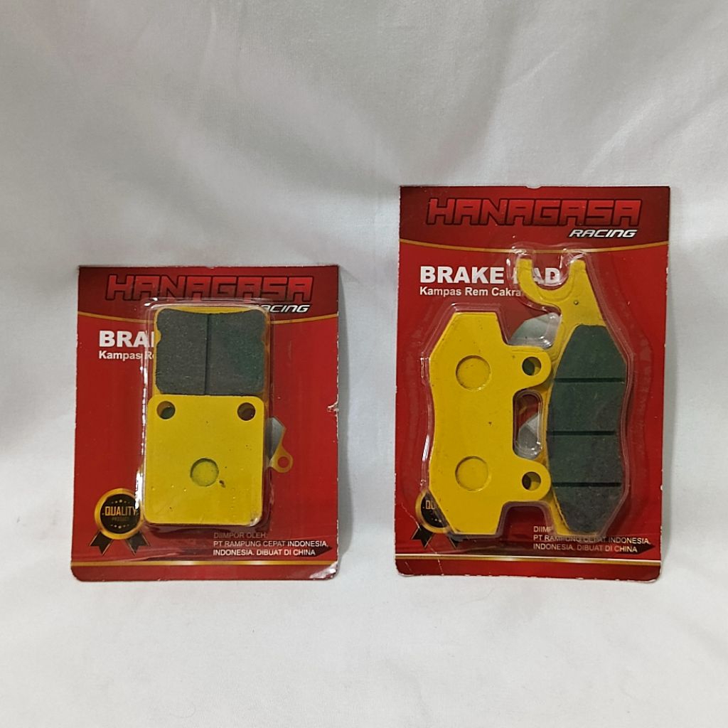 KAMPAS REM DEPAN BELAKANG MOTOR MINI TRAIL 4 TAK 110-125 CC ( SEPAKET)