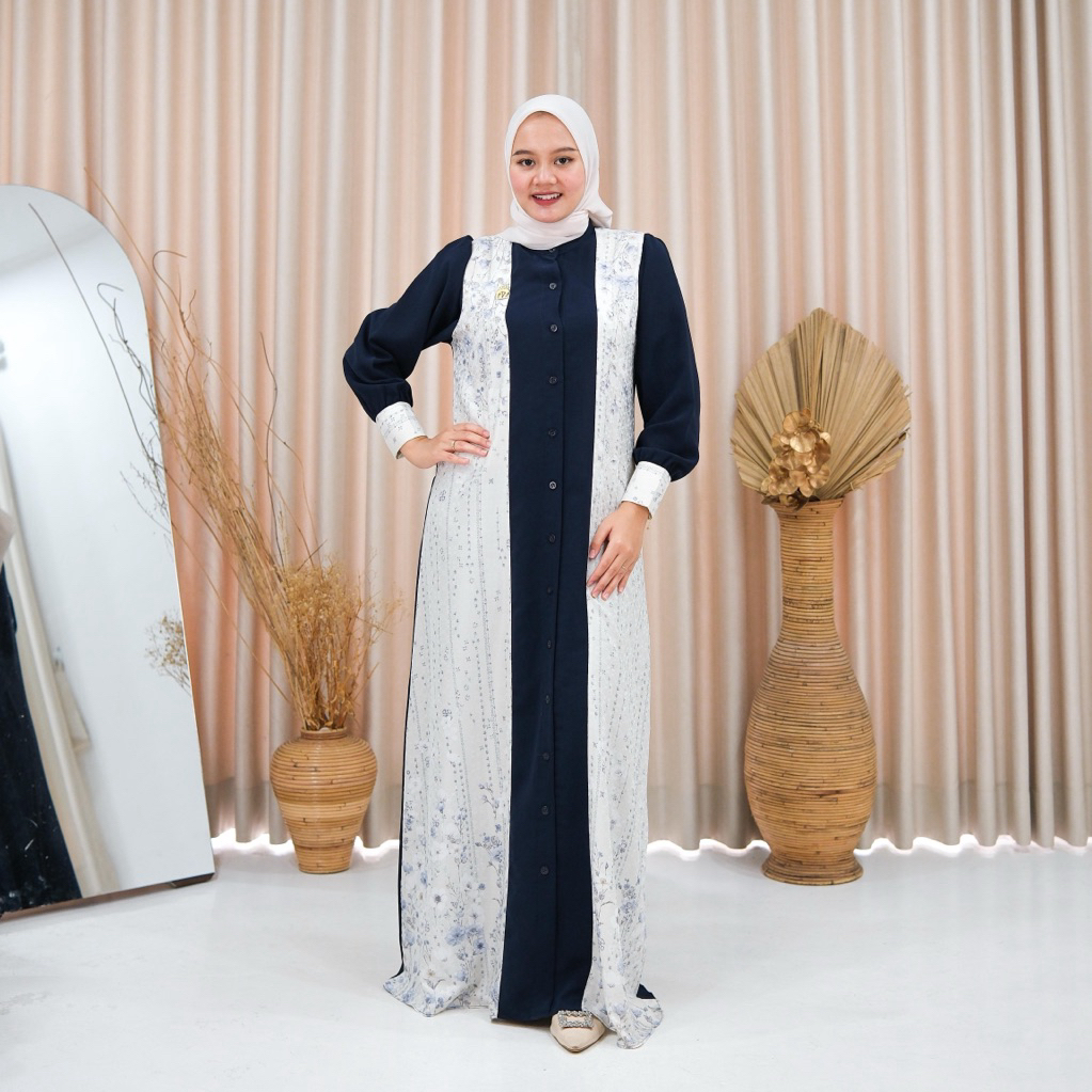 Gwenza - Nayla Dress Motif -Muslim Wanita