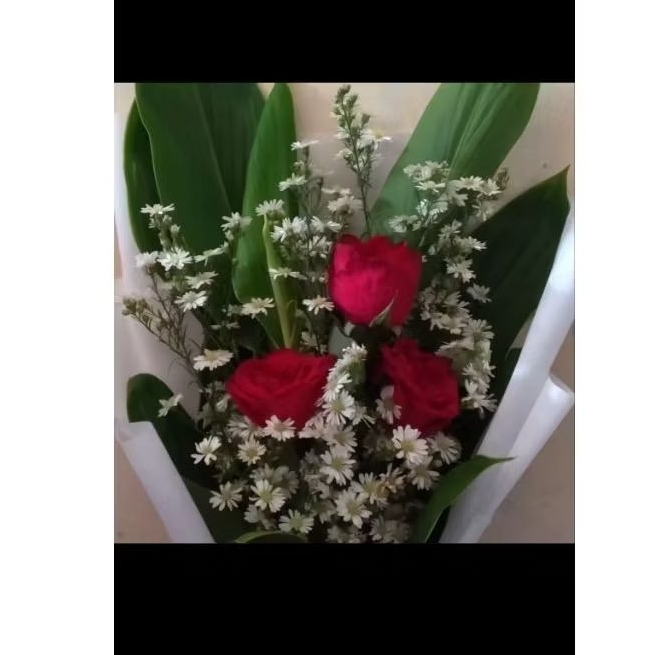 buket Mawar merah asli buket bunga mawar merah