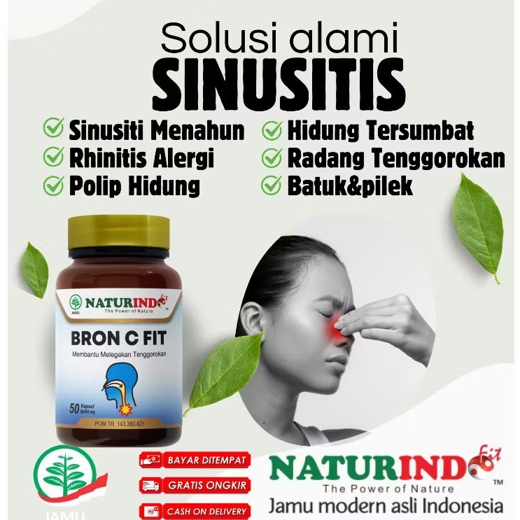Broncfit Naturindo Herbal Paru Asma TBC Halal || Broncfit Naturindo Herbal Paru Asma Sinusitis