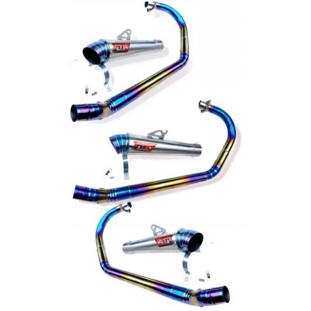 knalpot Cts Jiksaw keong Blue mp cb gl