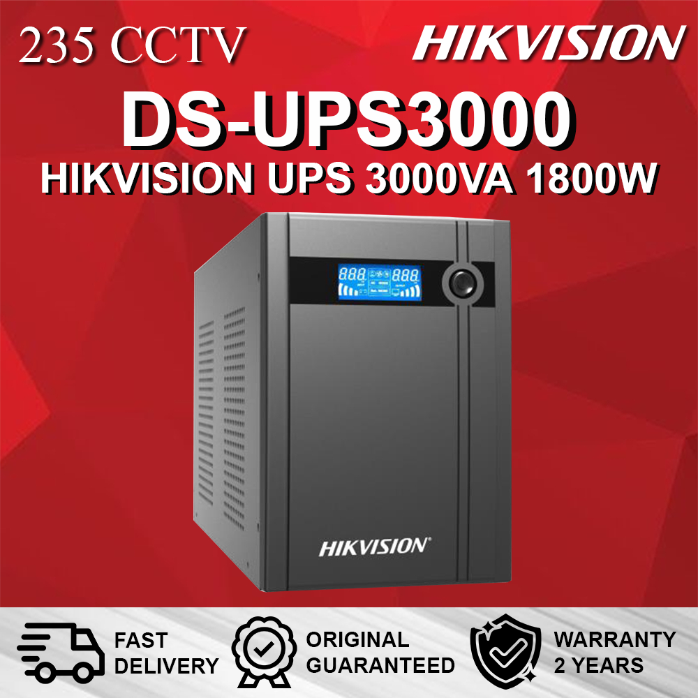 DS-UPS3000 - HIKVISION UPS 3000VA 1800W