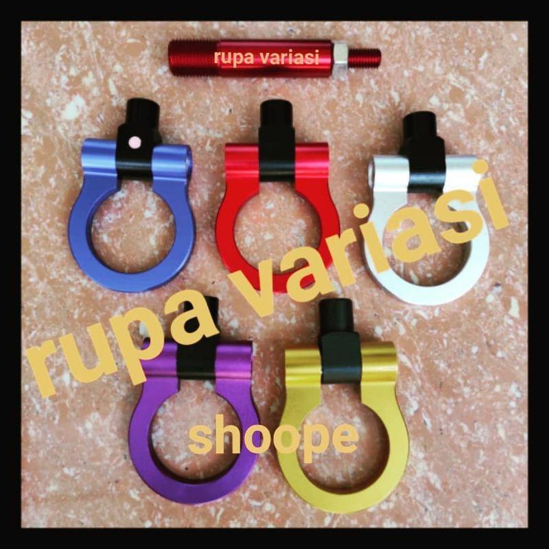 Tdm Towing Hook Depan Derek Mobil Datsun Go Merah Hitam Biru