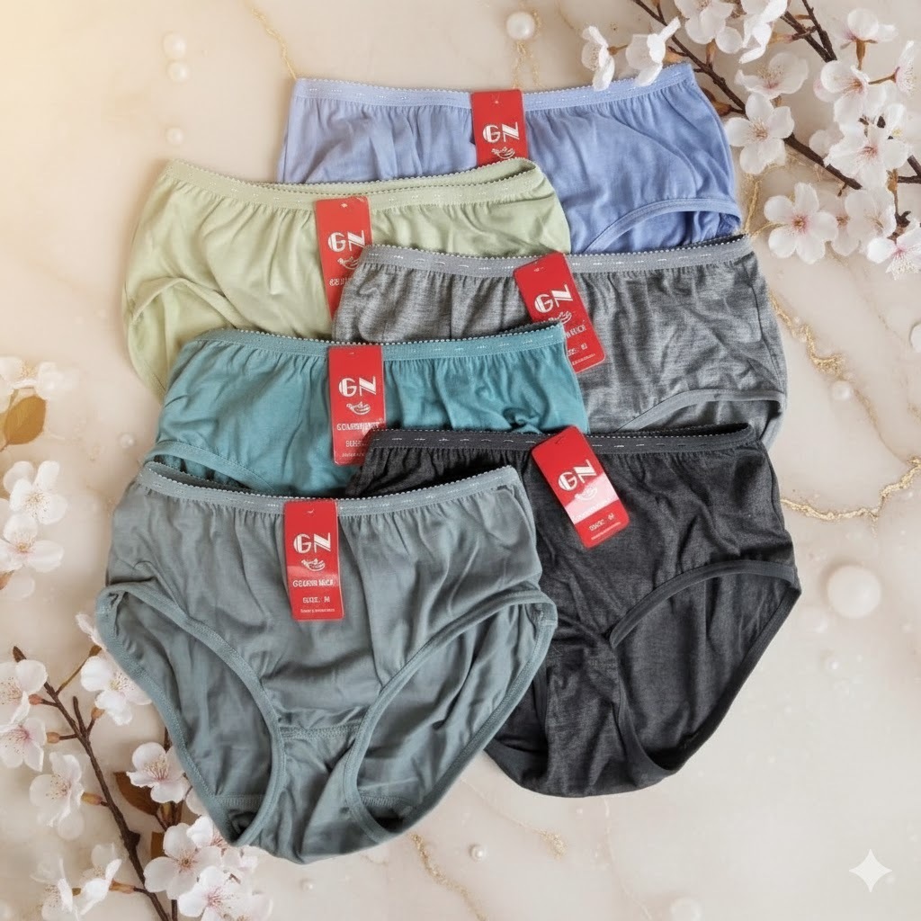 ( 6 Pcs ) Celana Dalam Wanita Golden Nick 931 Size M,L,XL,XXL | Celana Dalam Wanita Golden Nick Type