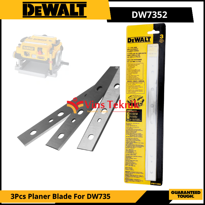 Mata Planner Thicknesser Hss 13" DW735 Dewalt DW 735